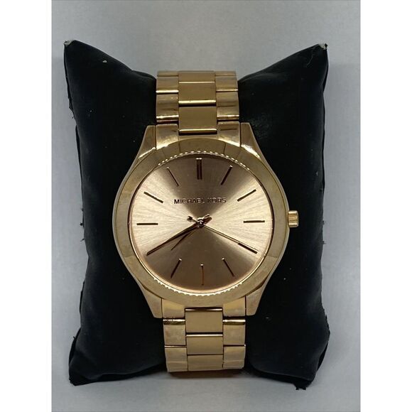 Michael Kors Runway MK3197 Womens Stainless Steel Analog Dial Quartz Watch UC540 - Picture 1 of 12